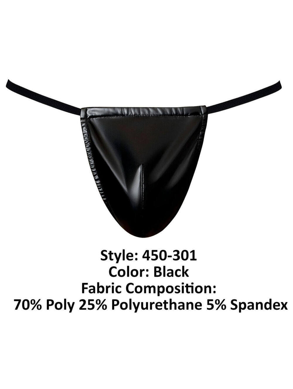 Male Power 450-301 Liquid Onyx 2.0 G-String Color Black